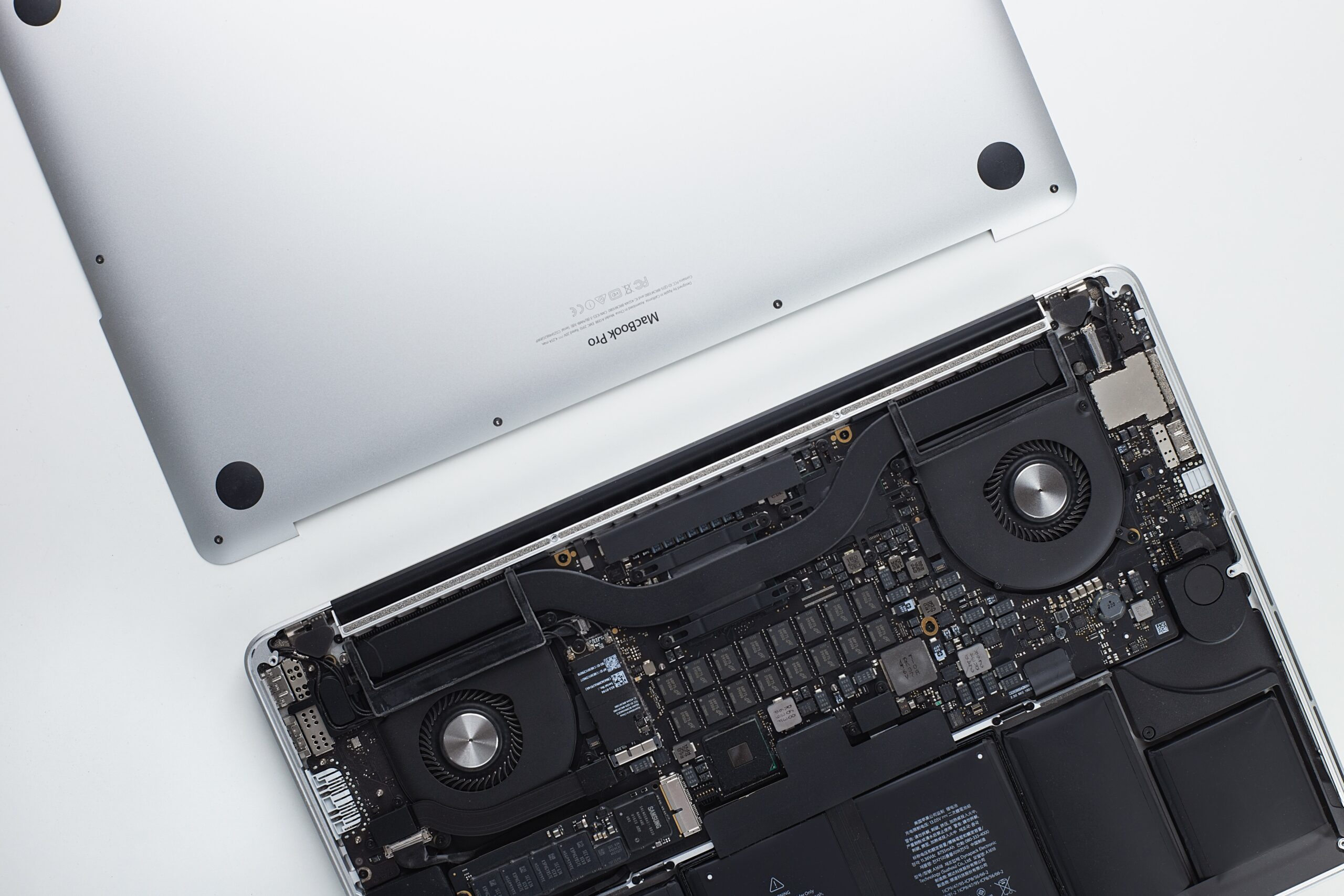 apple macbook pro disassembled